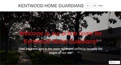 Desktop Screenshot of kentwoodhomeguardians.com
